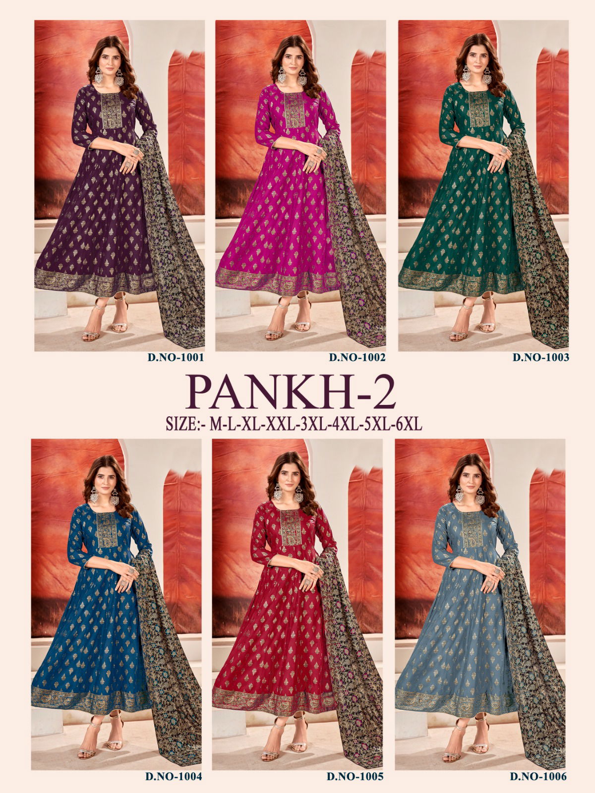 Pankh 2 Rayon Gold Printed Kurti With Dupatta Catalog